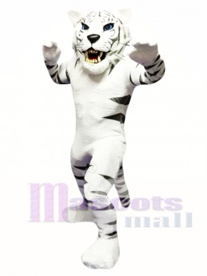 White Tiger Mascot Costume