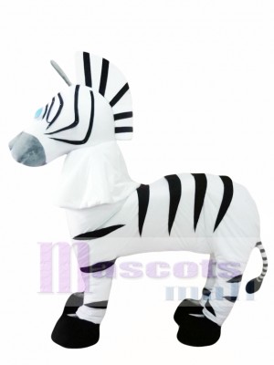 2 Person Adult Zebra Mascot Costumes  