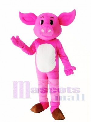 Adult Pink Pig Mascot Costume