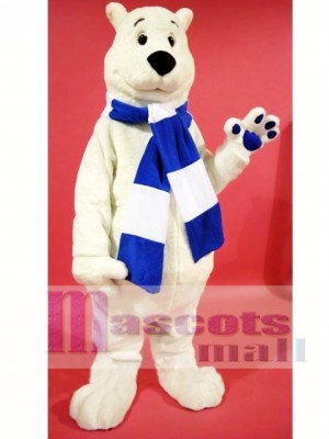 Breezy Polar Bear Mascot Costume  