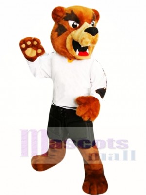 Brown Grizzly Bear Mascot Costume