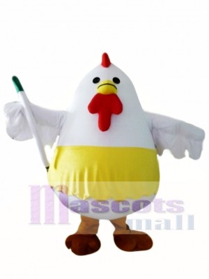 Fat Chicken Mascot Costume