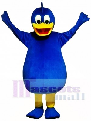 Blue Duck Mascot Costume  