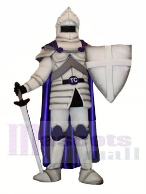 Commander Knight Mascot Costume 