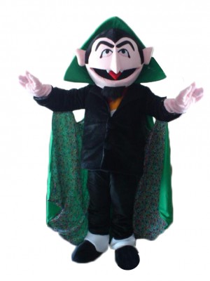 Dracula the Count Von Vampire Mascot Costume