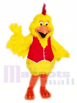 The Chicken in Red Vest Mascot Costumes