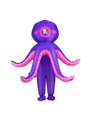 Octopus Squid Inflatable Costume Halloween Christmas Costume for Adult/Kid