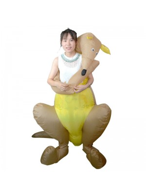 Kangaroo Hug me Inflatable Costume Halloween Christmas Costume for Adult