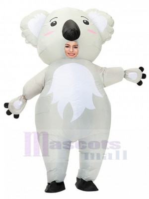 Halloween Grey Koala Inflatable Costume Adult Christmas Suit Unisex Cosplay Party Funny Costume