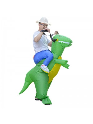 T-Rex Dinosaur Carry me Ride On Inflatable Costume Halloween Christmas For Adult