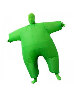 Green Full Body Suit Inflatable Halloween Christmas Costume for Adult