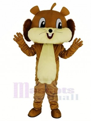 Cute Brown Squirrel Mascot Costume Animal
