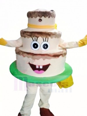 High Quality Cake Mascot Costume 