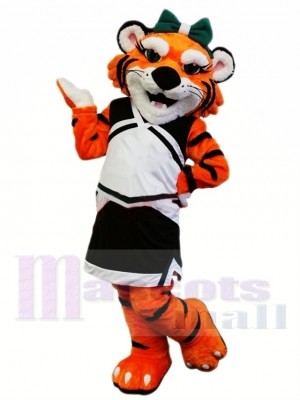 Sport Female Tiger Mascot Costume 