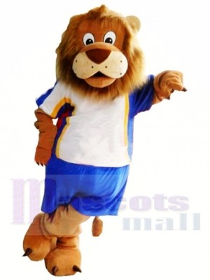 Sport School Lion Mascot Costume 