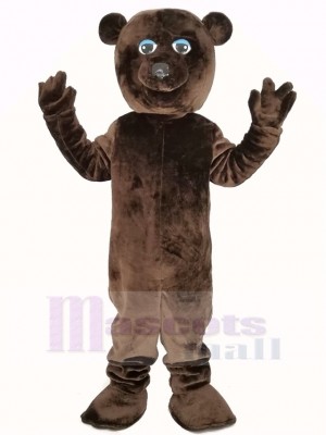 Cool Brown Bear Mascot Costume
