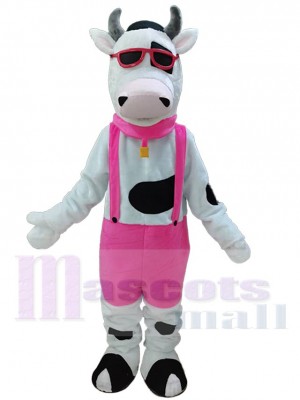 Mootown Moo Cow mascot costume