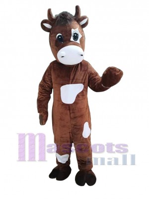 Simmental Mascot Costume Steer Cow