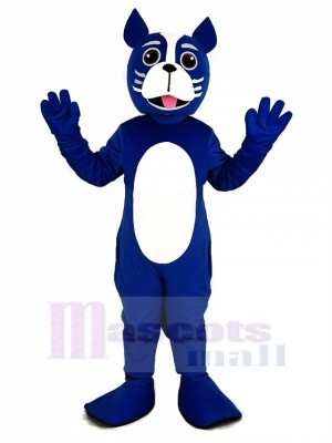 Blue Boston Terrier Dog Mascot Costume Animal