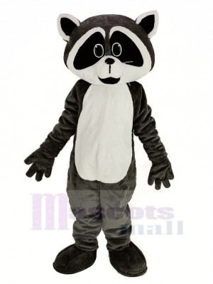 Gray Tan Robbie Raccoon Mascot Costume Animal