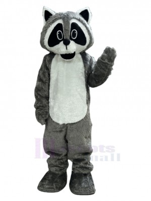 Robbie Raccoon with White Belly Mascot Costume