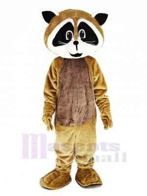 Tan Robbie Raccoon Mascot Costume Animal