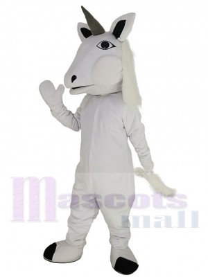 White Unicorn Horse Mascot Costume Animal