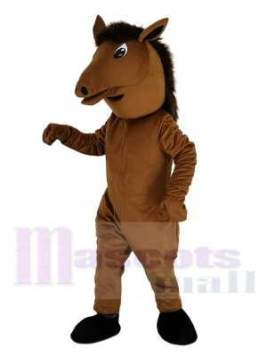 Brown Pony Horse Mascot Costume Animal