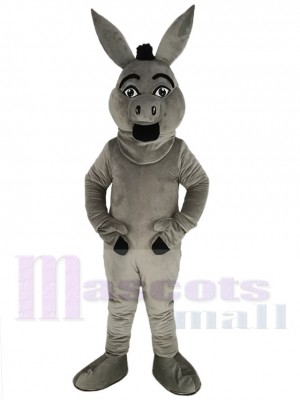 Grey Donald Donkey Mascot Costume Animal