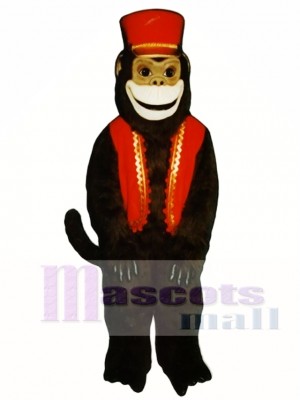 Organ Grinder Monkey with Vest & Hat Mascot Costume Animal