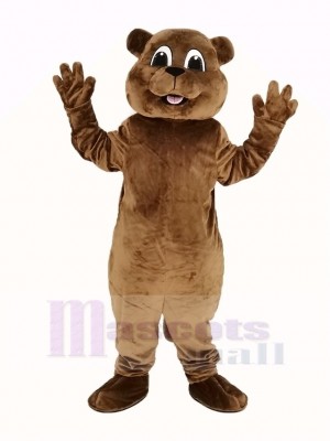 Woody Woodchuck Mascot Costume Animal