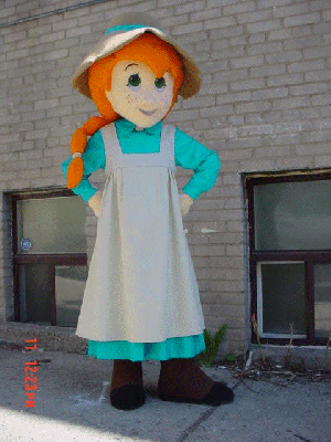 Anne of Green Gables Mascot Costume