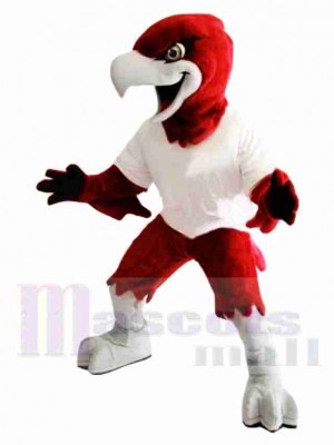 Red Fierce Eagle Mascot Costume 