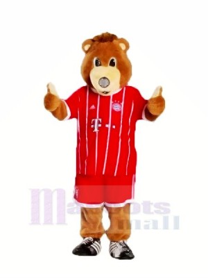 Bayern Munich Bear with Red Clothes Mascot Costumes Animal