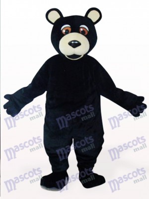 Black Bear Plush Mascot Costume