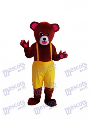 Brown Bear Mascot Adult Costume