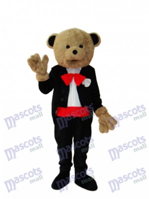 Wedding Bear Mascot Adult Costume