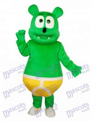 Green Bear Mascot Adult Costume Animal 