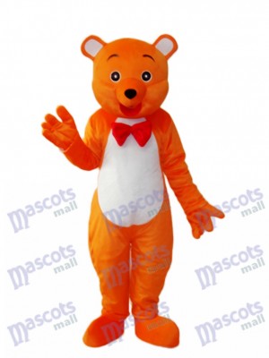 Orange Bear Mascot Adult Costume Animal 