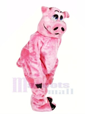 Beautiful Pink Pig Mascot Costumes Animal