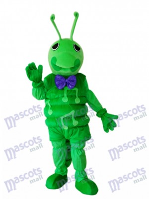 Green Worm Mascot Adult Costume Insect