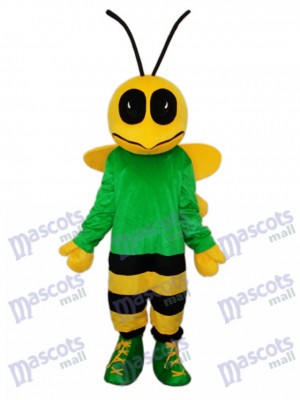 Green Bee Mascot Adult Costume Insect