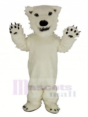 White Polar Bear Mascot Costume Animal