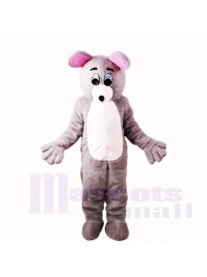 Grey Mouse Lightweight with Blue Eyes Mascot Costumes Cartoon