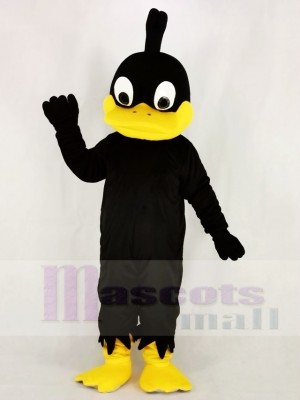 Black Duck with Yellow Mouth Mascot Costume College