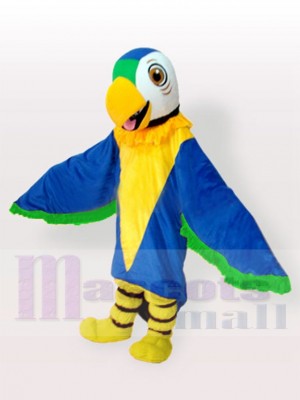 Blue and Yellow Parrot Bird Mascot Costume Animal