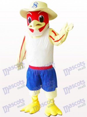 Red Bird Animal Adult Mascot Costume