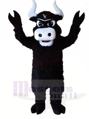 Strong Black Bull Mascot Costumes Animal