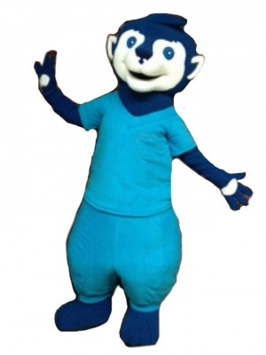 Blue Meerkat Mascot Costumes Animal 