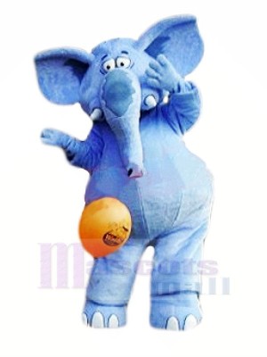 Strong Blue Elephant Mascot Costumes Animal